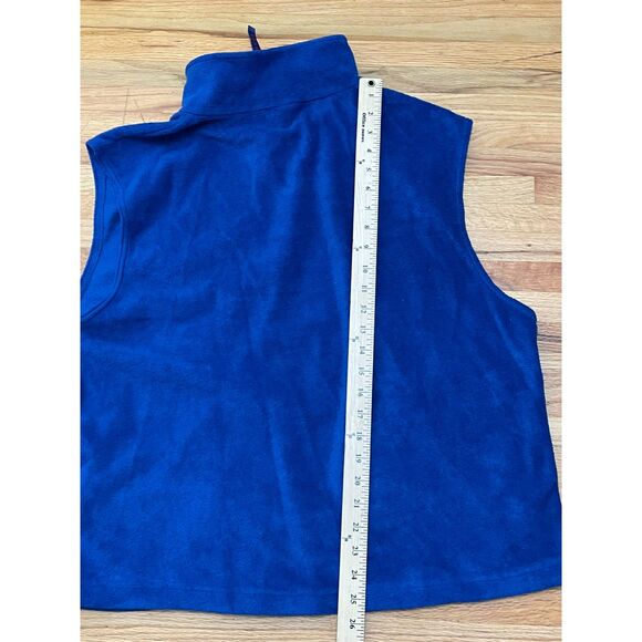 Olympic Committee Women's 2XL Blue Team USA Fleece Vest Zip-Up Preppy Outdoor - Picture 7 of 8